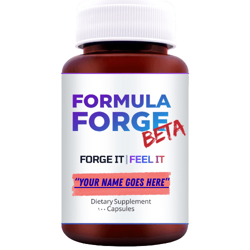 Formula Forge Custom Supplement Bottle