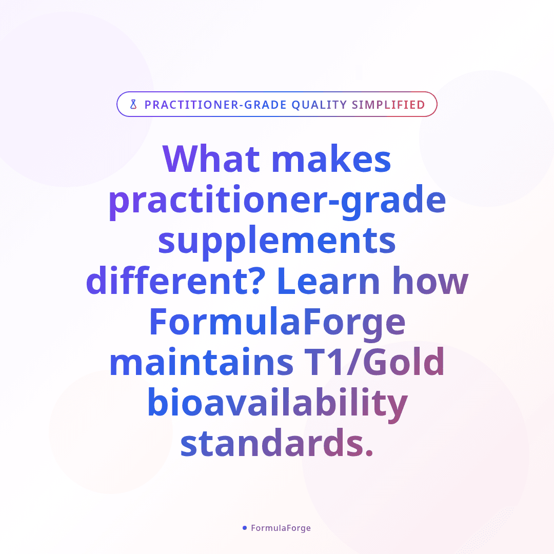 Practitioner-Grade Quality, Simplified: The FormulaForge Advantage